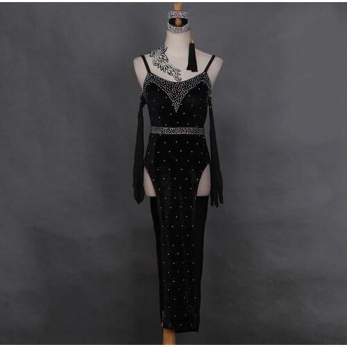 2018 New Latin Dance Dress Women Girls Vestido De Baile Latino Ballroom Roupa Lady Latin Dance Costumes Performance