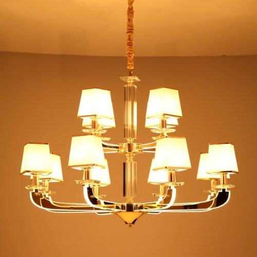 New arrival modern simple personality light arm led crystal chandelier