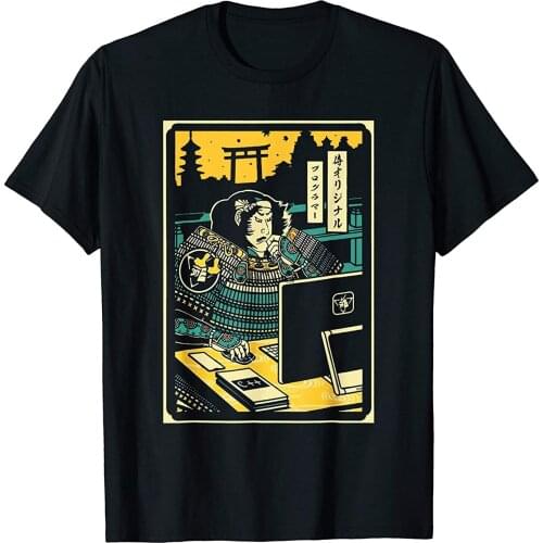 Programmer Samurai warrior computer T-Shirt