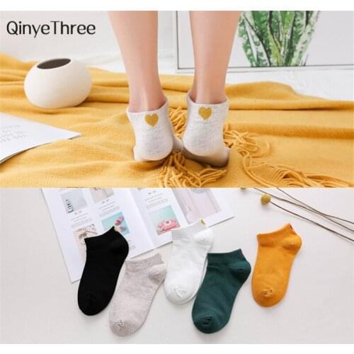 QinyeThree Women's Cotton Socks