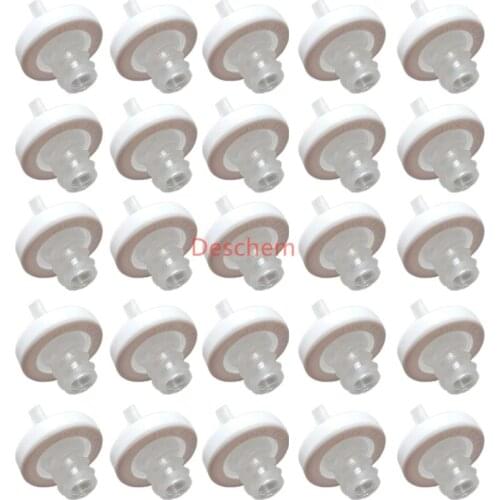 13mm PTFE Syringe Filter 0.22 Micron 25Pcs/Bag Chemistry Labware