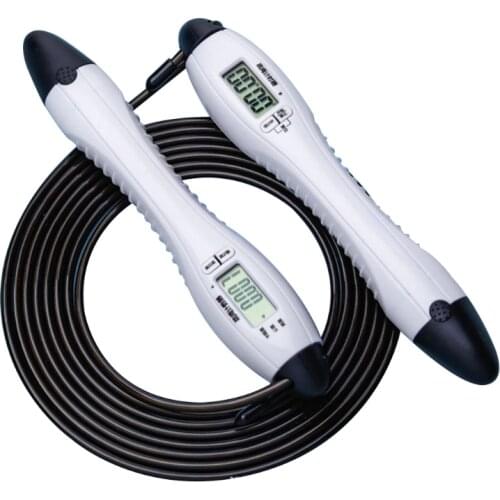 Unisex LCD Digital Display Skipping Jump Rope Fitness Training Calorie Counter Y4UB