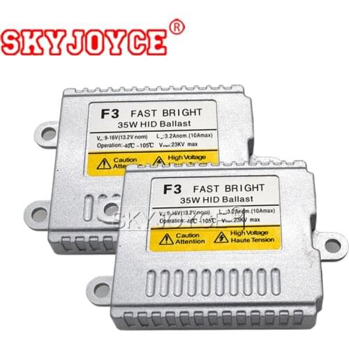 SKYJOYCE 12V xenon ballast F3 AC Fast Bright slim hid ballast 35w blocks ignition electronic ballast for HID kit xenon H7 H1 H11