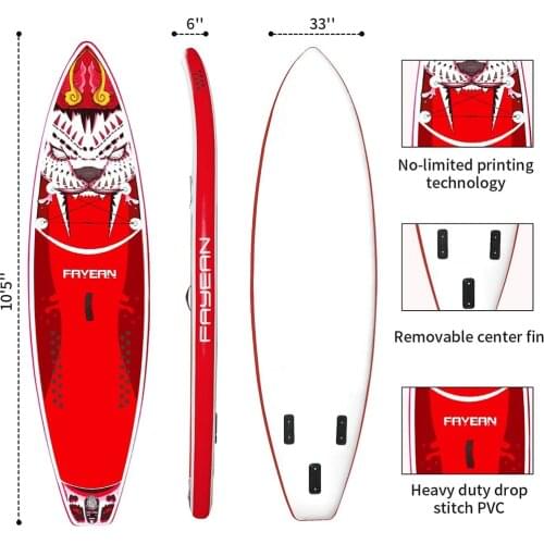 Paddle Board Paddle Board Water Ski Inflatable Surfboard Kickboard SUP Racing Surf Paddle Board