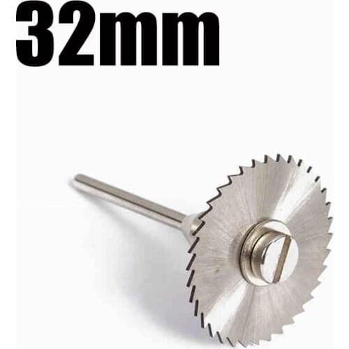 1PC 32mm HSS Mini Circular Saw Blade Cutting Disc Dremel Accessories for Wood Cutting Power Tools Set For Dremel Rotary Tools