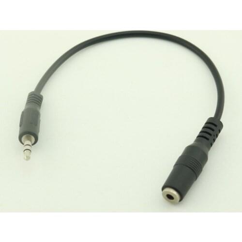 10pcs 3.5mm 3 Pole Male to Female Headphone Earphone Audio Adapter Extension Cable 1FT