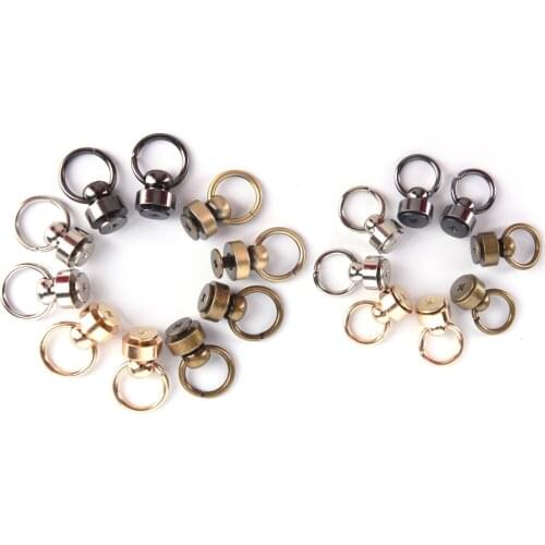 10pcs/lot Luggage Bag Buckle Tongs Snap Hook Ring With Screws For DIY Bag Parts Accessories 2Sizes