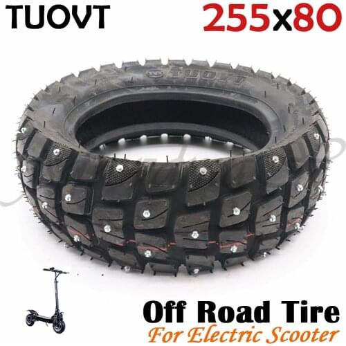 10x3 Inch Electric Scooter Off Road Snow Tire Ice Tyre with Nails for Electric Scooter Speedual Grace 10 Zero 10X 10*3.0 255x80