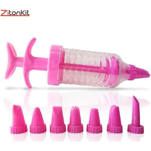 8Pcs/set Nozzles Icing Piping Cream Gun Syringe Tips Set for Cake Decorating Cooking Tool Kitchen Accosseries Baking Tools