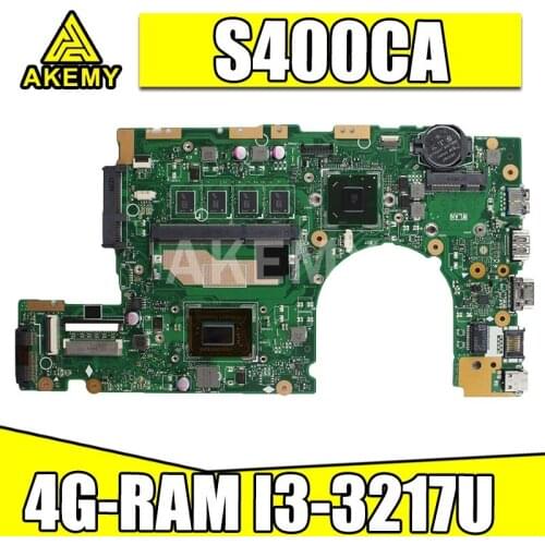 90MB0050-R0E000 Laptop motherboard For ASUS S400C S500C S500CA S400CA Mainboard HM76 4G-RAM I3-3217U