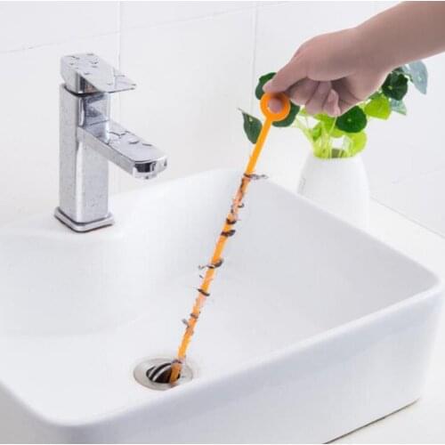 Bathroom Accessories Pipe Dredging Tools, Drain Snake, Drain Cleaner Sticks Clog Remover Cleaning Tools For Kitchen Sink SN3743