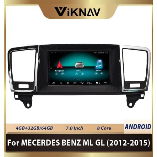 Android Car GPS Navigation Display For-Mercedes-Benz ML 2012-2015 GL 2013 2014 2015 Multimedia Video Player