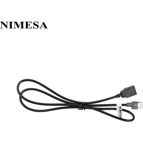 NIMESA Car Radio USB Cable Adapter 4Pin USB Cable For Peugeot 207 307 308 408 508 For Citroen with RD9 CD Player RD43 RD45
