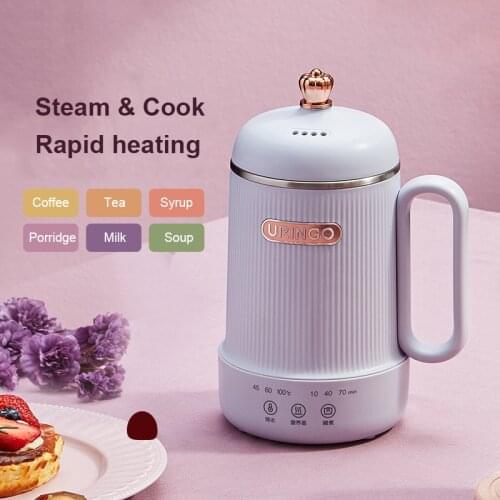 ZK30 600ML Household Electric Kettle Health Preserving Pot Portable Multi Food Tea Dessert Cooker Water Boiling Machine 220V