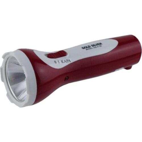 GOLD SILVER GS-4135 3 WATT RECHARGEABLE HAND FLASHLIGHT
