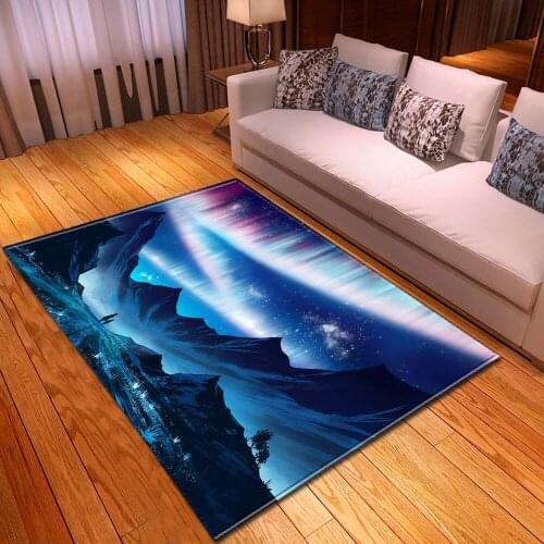 Living Room Sofa Carpet Decoration Bedroom Home Nordic Childrens Bedside Mat Hallway Balcony Bathroom Anti-Slip Printing Rug