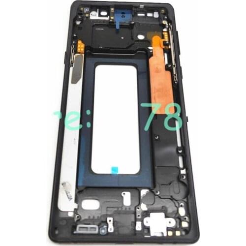 For Samsung Galaxy Note 9 N960 N960F N960U Middle Frame Bezel Metal Housing Case with Power Volume Side Button
