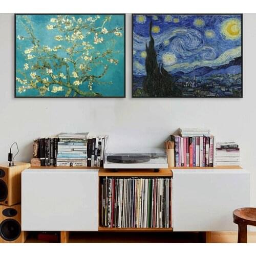 Abstract Oil Painting Canvas HD Print Famous Van Gogh Monet Landscape Paintings Wall Art Picture Living Room Decor