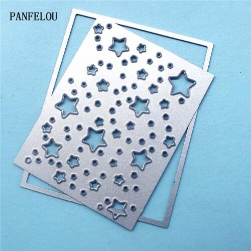 PANFELOU Metal craft The stars panel paper die cutting dies for Scrapbooking/DIY Easter wedding Halloween cards