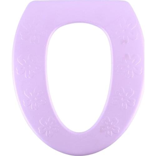 Soft Warmer Mat Bathroom Toilet Seat Cover Closestool Washable Bathroom Accessories Thickened O-type In Winter