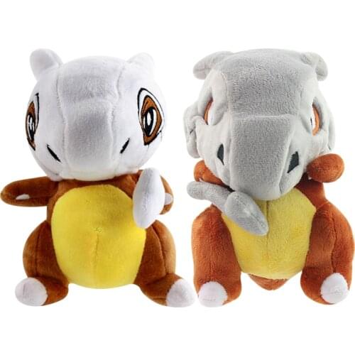 18cm Pokemon Cubone Plush Toys Soft Stuffed Animals Cartoon Pocket Doll