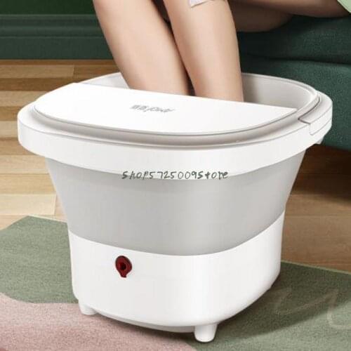 Foldable Foot Soaking Bucket Full Automatic Heating Constant Temperature Foot Wash Basin Electric Massage Multifunctional