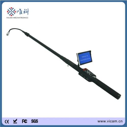 Vicam 23mm underwater well telescopic pole chimney inspection camera with 5 inch monitor DVR system V5-TS1308D