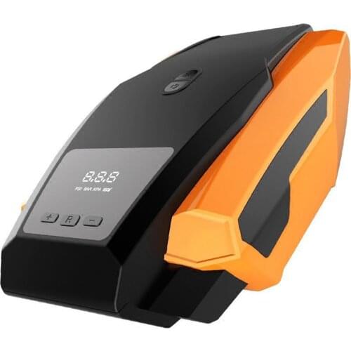 Air Compressor Tire Inflator, Portable Car Tire Pump with Pressure Gauge Rechargeable Electric Cordless Pump for Car, Motorcycle