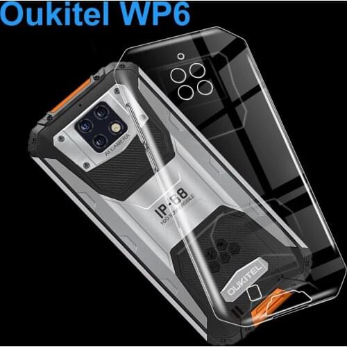 For Oukitel WP6 Case Protector Soft Silicone TPU Phone Back Clear Cover Shell For Oukitel WP6 Pro Funda Capa Bumper Fitted Coque