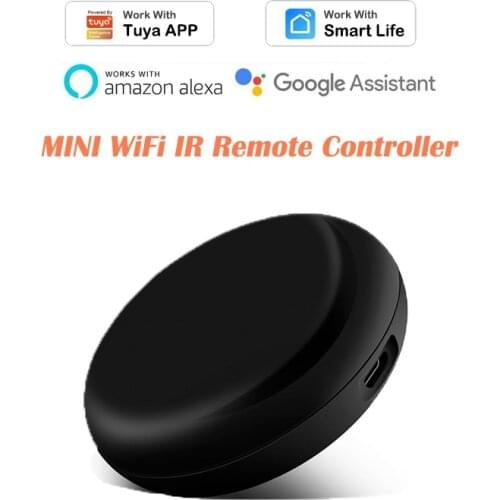 1-5PCS Wireless Smart WiFi IR Remote Controller for Tuya Smart Life APP Control Air Conditioner TV Automation Alexa Google Home
