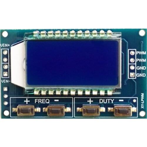 10pcs PWM Signal Generator Pulse Frequency Duty Cycle Adjustable Module LCD Display 1Hz-150Khz 3.3V-30V PWM Board Module
