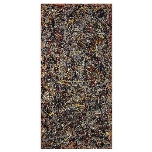 100% handmade oil painting Reproduction on linen canvas, No.5 , Jackson Pollock 's reproduction, 100% handmade,Museum Quality