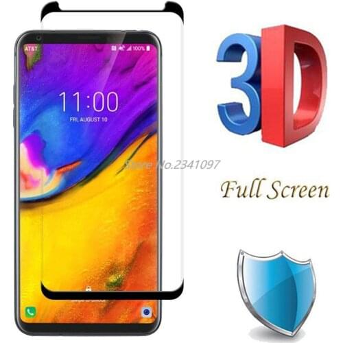 3D Curved Tempered Glass For LG V30 V40 V50 Thinq Full Coverage Screen Protector For LG V30 PLUS Protective Film H930 H930DS