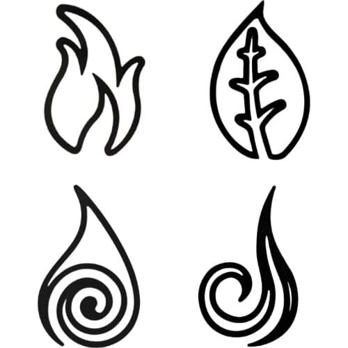 4Pcs 3D Leaf Flame Acrylic Wall Sticker Modern Art Mural for Living Room Bedroom Decoration Divination Yoga Background Stickers