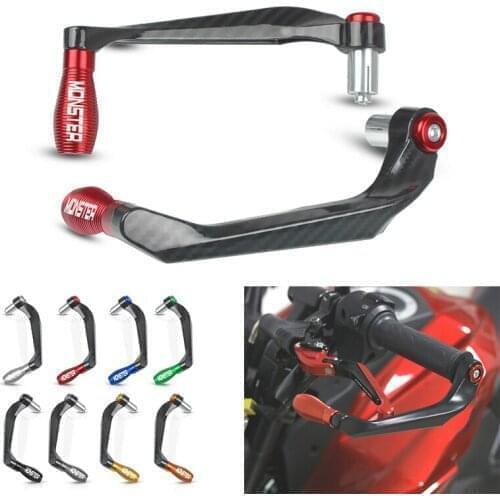 For DUCATI Monster Motorcycle accessories HandleBar Brake Clutch Levers Guard Protector 821MONSTER 821 MONSTER Dark 2014-2017