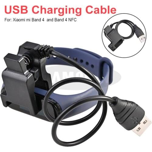 Smart Wristband Accessories USB Charging Cable Disassembly-free Cable Charger For Xiaomi Band 4 NFC Xiaomi Mi Band 4