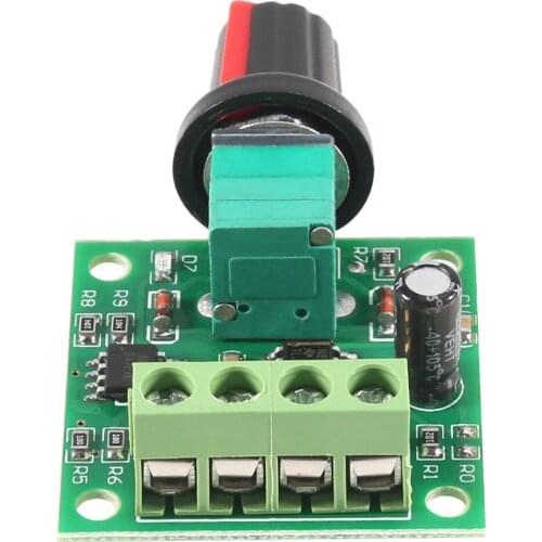 Aokin DC 1.8V -15V 2A 30W DC Motor Speed Controller PMW Module, Low Voltage Fan Speed Control Switch Adjustable Drive 5V 12V
