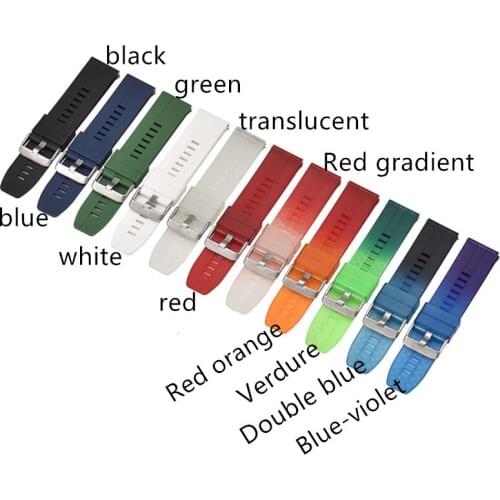 Quick Release Rubber Watch Band Strap for Huawei GT for Samsung Galaxy watch Active 2 46mm/42mm Gear S3 Frontier Watchband