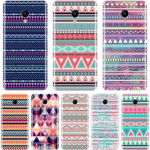 TPU Phone Case For Meizu M6 M5 M3 M2 Note Ethnic Totems Retro Soft Silicone Back Cover For Meizu M6 M6S M6T M5 M5C M5S M3 M3S M2