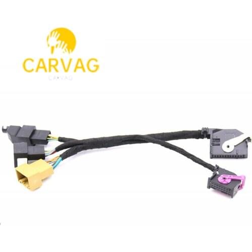 FOR VW PQ CAR INSTALL MQB PDC Parking OPS System adapter Wire cable Harness for upgrade older PDC module to 1K8 / RNS to MIB