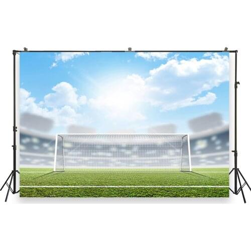 HUAYI Photography Backdrops Birthday Party Baby Shower Decor Banner Photo Background Boys Football Game Stadium BackdropXT-7238