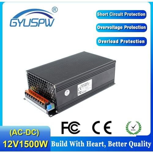 DC Power Supply 12V 15V 18V 24V 27V 28V 30V 32V 36V 42V 48V 120W 200W 360W 500W 600W 800W 1000W 1200W 1500W AC-DC SMPS 3D priter