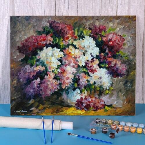 Spring Aroma DIY Painting By Numbers Set Acrylic Paints 40*50 Boards By Numbers Paintings For Adults Handiwork Wholesale Art