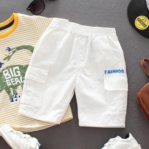 Summer Boy Shorts Sports Pants Children Five-Point Shorts Thin Baby Overalls Pant Boys Casual Shorts