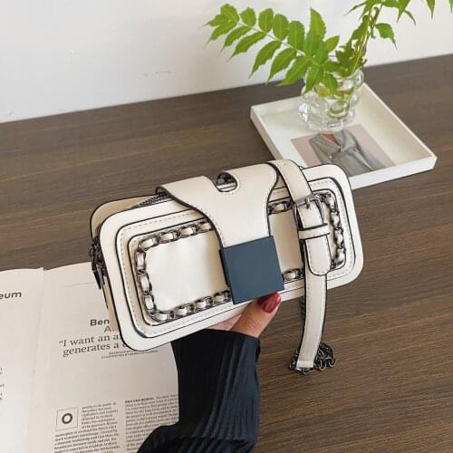 Fashion Shoulder Bag Retro Casual Women crossbody bags Female designer Leather white Chain small cheap bags 2021 womens brand