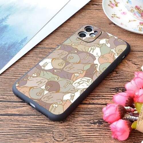 For iPhone Walrus Print Soft Matt Apple iPhone Case