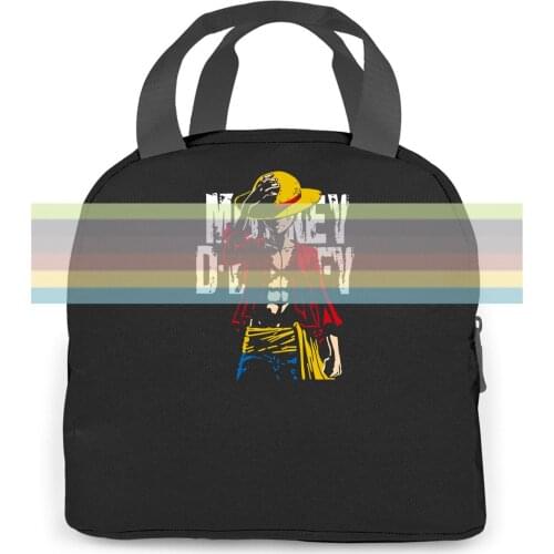 One Piece Luffy Homme Boys Anime women men Portable insulated lunch bag adult