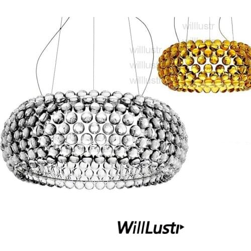 Willlustr Caboche Pendant Lamp LED Chandelier light PATRICIA URQUIOLA ELIANA GEROTTO Clear Transparent Acrylic Ball