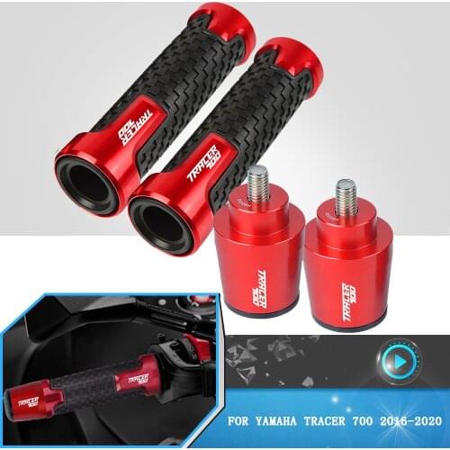 Motorcycle Handlebar Grips Hand Handle Bar Cap End Plugs Accessories For Yamaha Tracer 700 TRACER700 2016 2017 2018 2019 2020