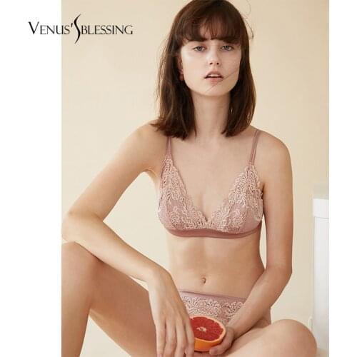 Hot lace sexy biquini bra set embroidery bralette erotic lingerie plus size women underwear set